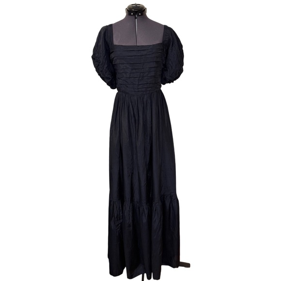 Abercrombie & Fitch The Emerson Drama Bow-Back Maxi Dress NWT - Picture 9 of 16